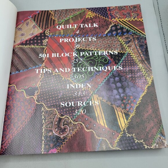 Better Homes & Gardens 501 Quilt Blocks Book Softcover Patchwork and Appliqué - Picture 3 of 8